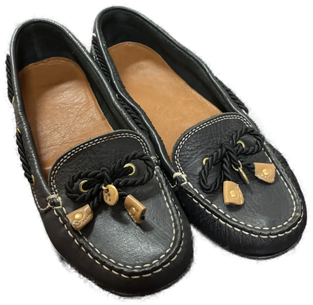 HILFIGER Mokassin Damenschuh Leder Gr. 37 - Bild 1