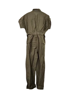 ZARA Damen Jumpsuit, oliv-grün - Gr. M / 38 - Bild 2