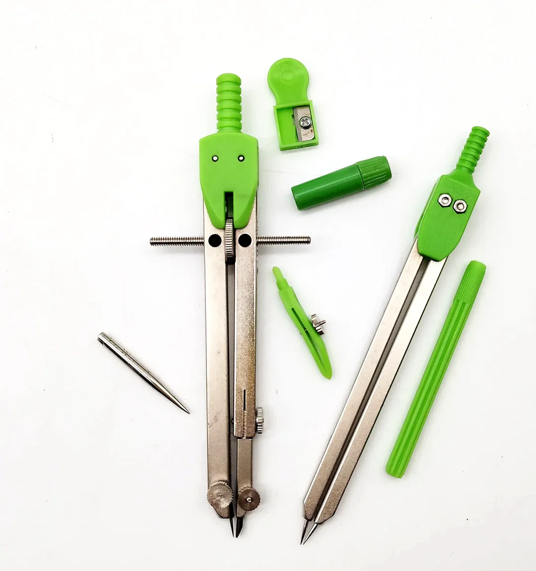 Zirkelset mit Etui, 7 tlg.  - Bild 1