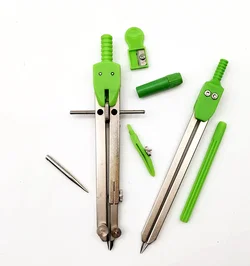 Zirkelset mit Etui, 7 tlg.  - Bild 1