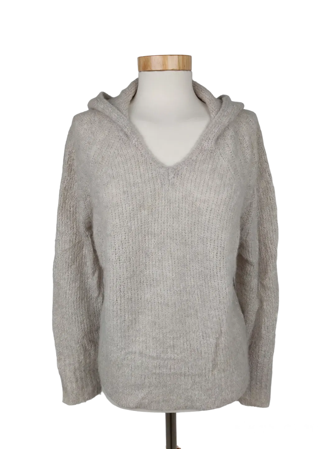 James Perse Damen Kapuzenpullover beige - Gr. S - Bild 4