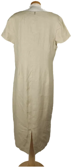 Sonstige Damenkleid Leinen beige- 50/5XL - Bild 2