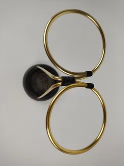 Vintage-Schirmständer / 50er-60er Jahre / Messing & Gusseisen - Bild 4