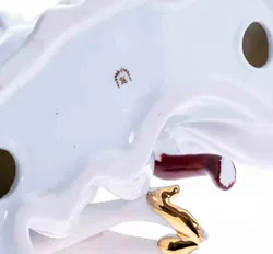 Vintage NEUENDORFER ZIERPORZELLAN Art Déco Porzellanfigur 