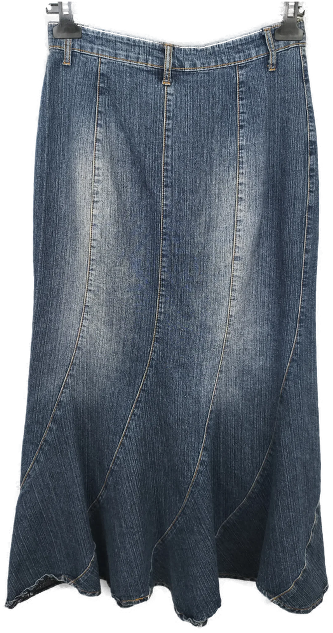 langer Jeansrock, Gr. 34, Westernlook – Bild 2