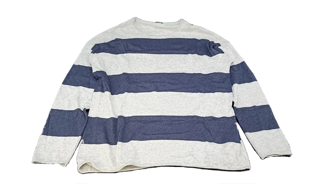 United Colors of Benetton Kinderpullover blau/grau Gr. XL/EG  - Bild 1