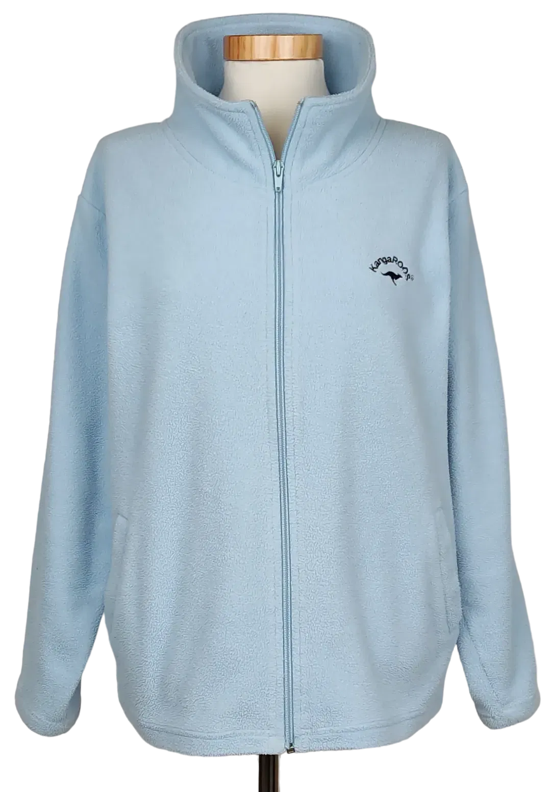 KangaRoos Damen Fleece Zip-Weste, blau - D 44/46 - Bild 4