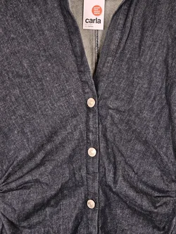 ZARA Damen Jeanskleid, marine - Gr. L - Bild 3