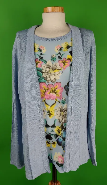 Himmelblau by Lola Paltinger - Damen Zweiteiliges Top Gr.40 - Bild 1