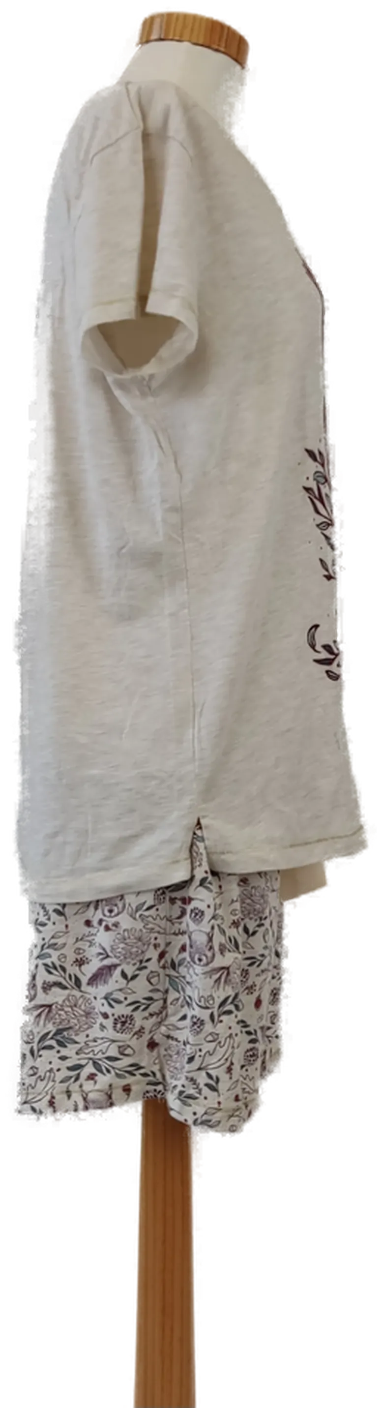 Damenpyjama -Eichhörnchen, mehrfarbig - Gr. XL/42 – Bild 2