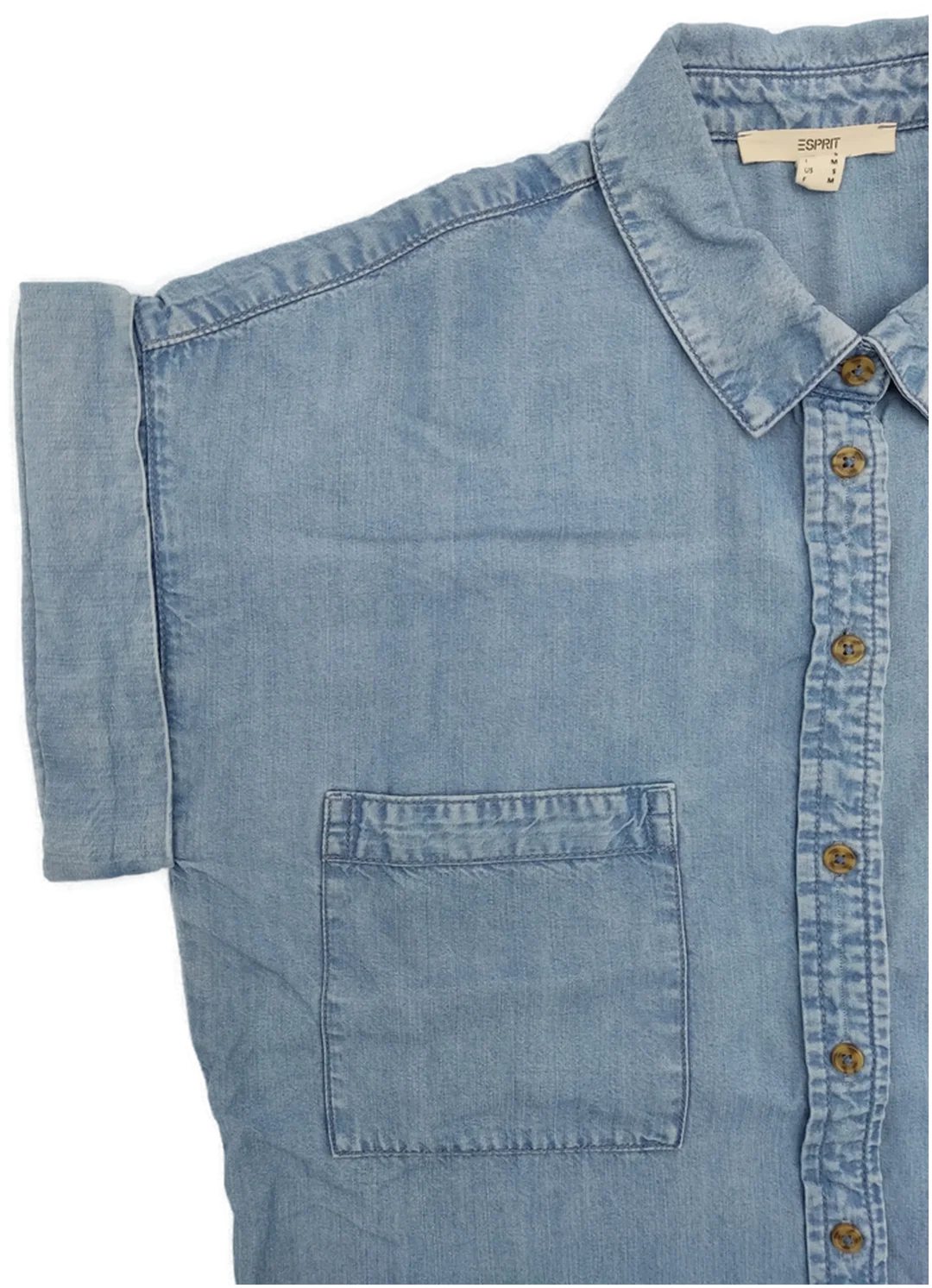 Esprit Damen Bluse blau Gr.S – Bild 3