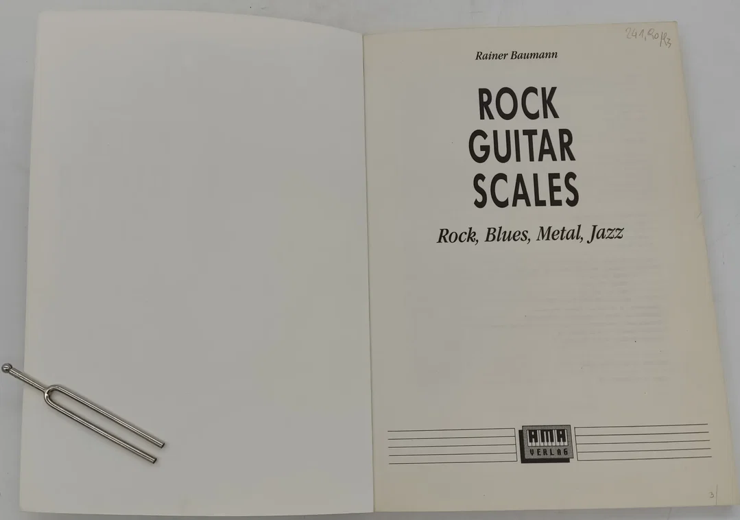 Buch "Rock Guitar Scales" Tapping Special von Rainer Baumann – Bild 3