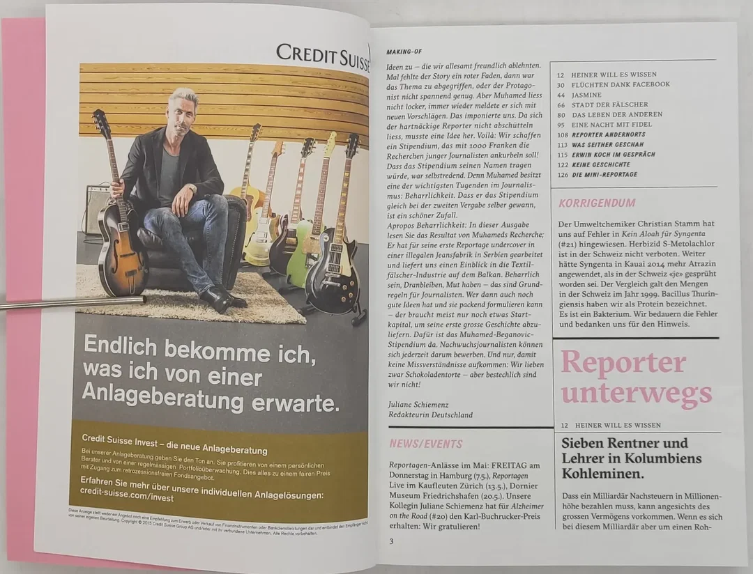 Buch Sammlung von "REPORTAGEN" Magazinen 46 Stück – Bild 8