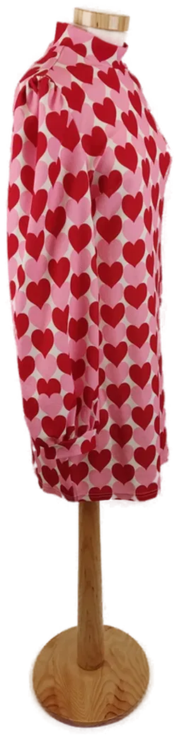 Damen Tunika Kleid, Langarm mit Herzen, Gr. L - Bild 2