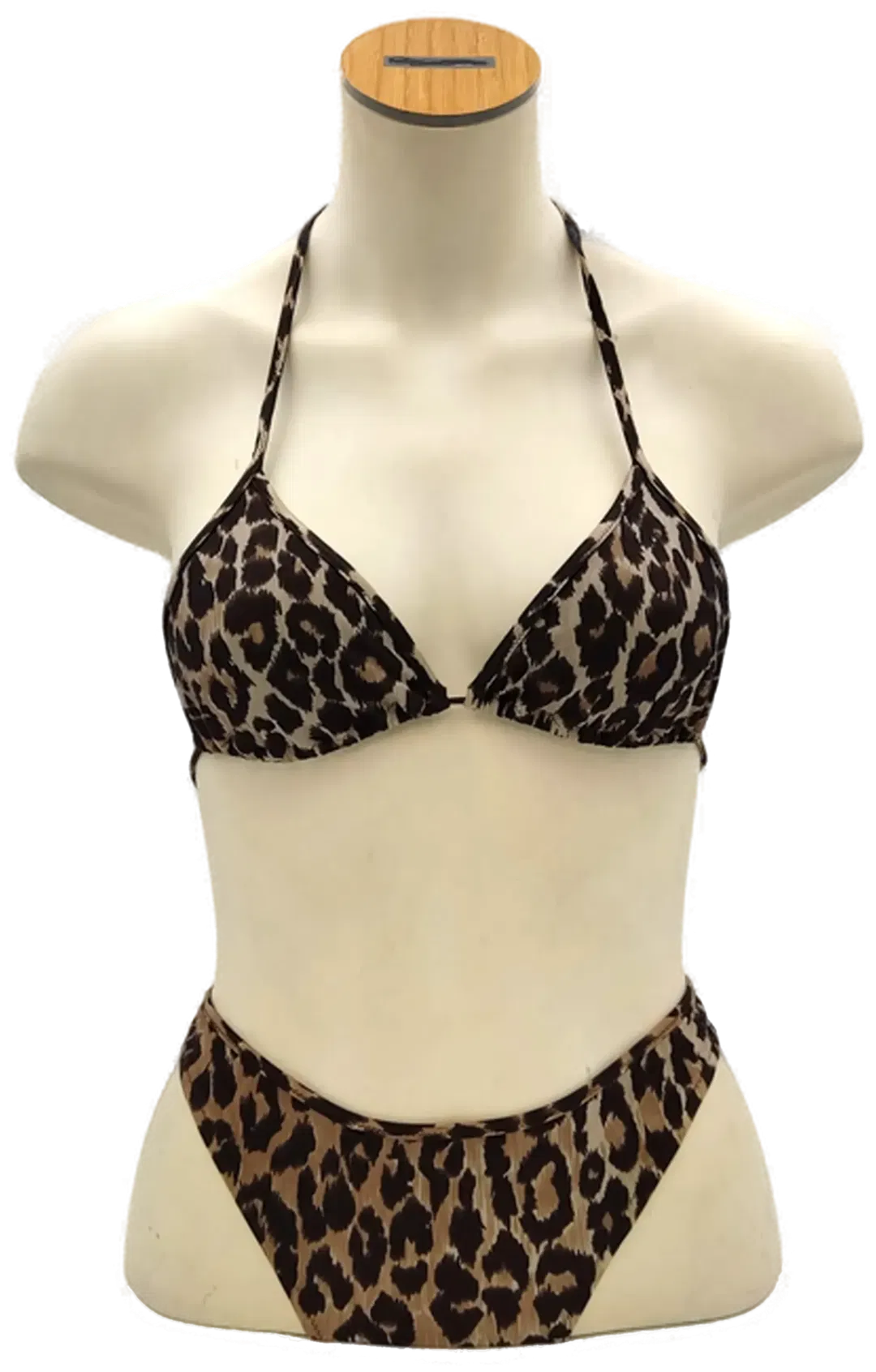 Dolce & Gabbana brauner Triangel-Bikini mit Leopardenmuster Gr. M - Bild 1