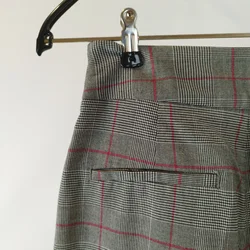 Bemusterte Zara Basic Hosen - Gr. XS - Mischfaser - Bild 4