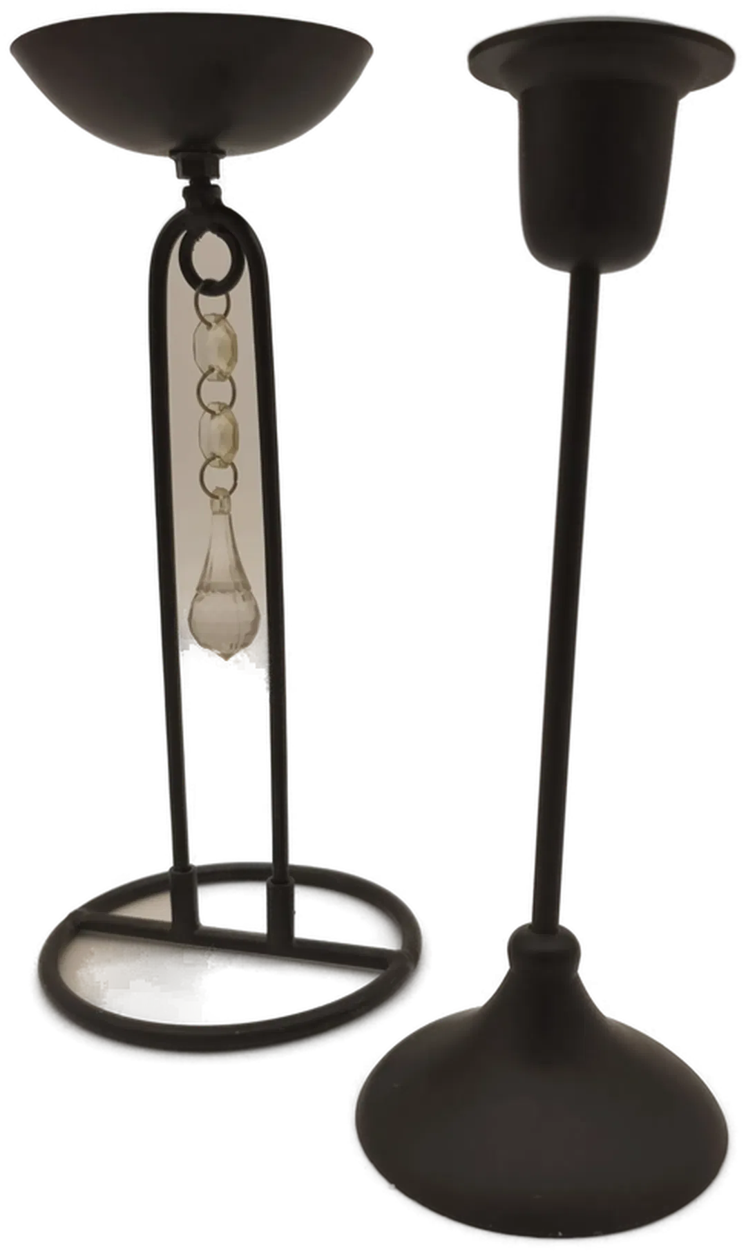 Set Kerzenhalter und Deko, Metall - Bild 1