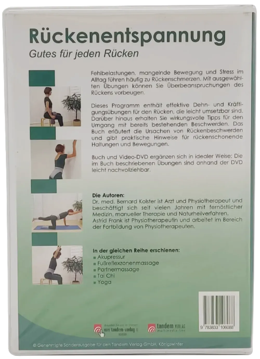 "Gutes für jeden Rücken" Buch und DVD mit Übungen – Bild 2