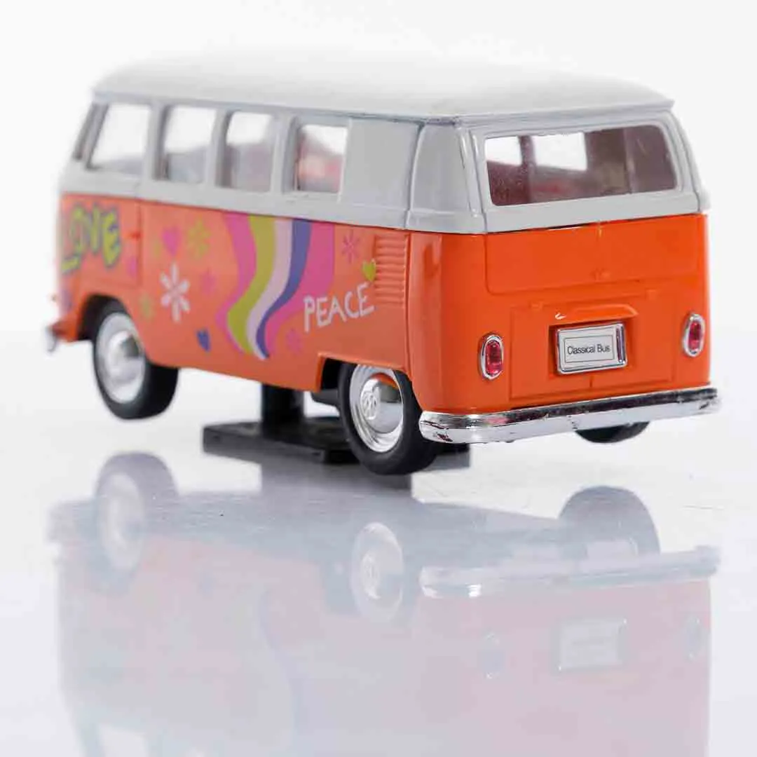 Welly Modellauto VW Bus Classic Flower Power – Bild 5