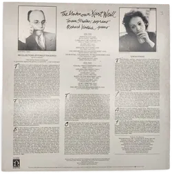 Vinyl LP - Teresa Stratas - The Unknown Kurt Weill - Bild 2