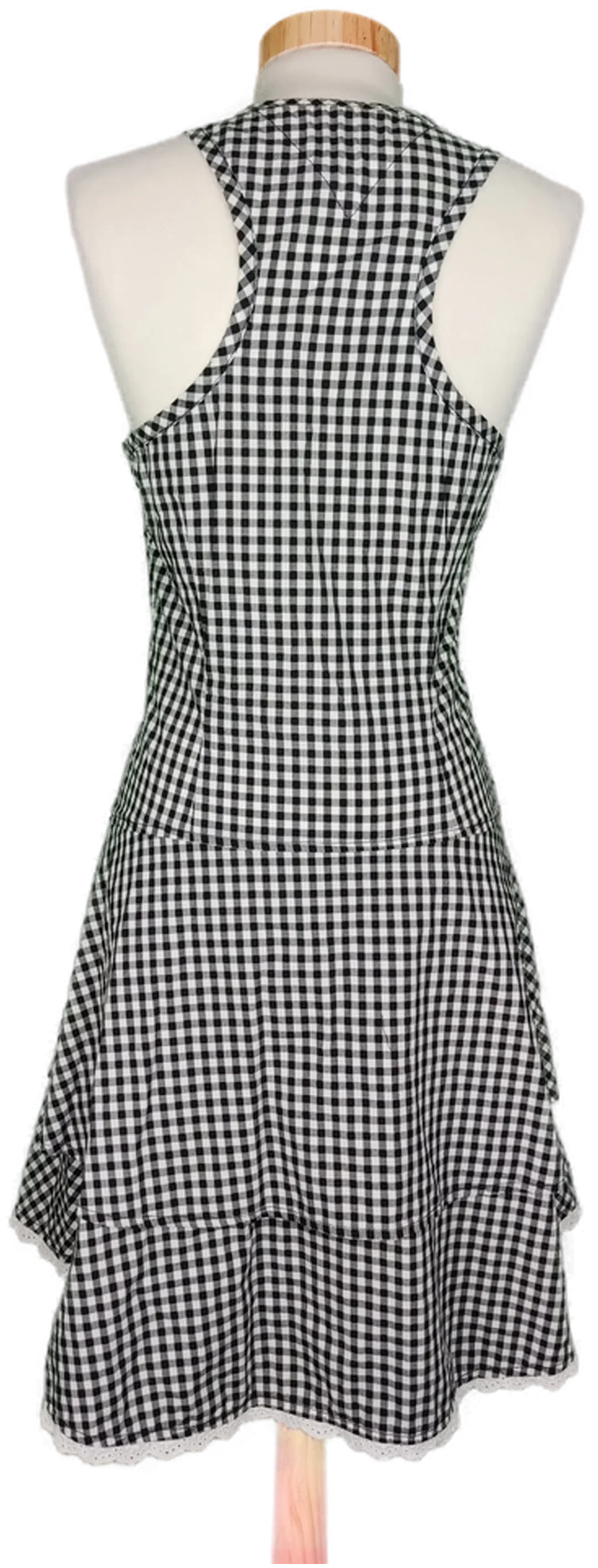 Hilfiger Denim Damen Minikleid schwarz/weiß kariert - S/36 – Bild 2