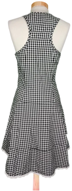 Hilfiger Denim Damen Minikleid schwarz/weiß kariert - S/36 - Bild 2