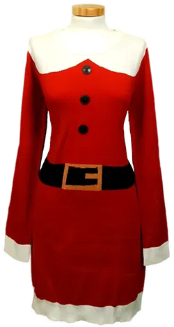 Esmara Damen Weihnachts-Midikleid rot gemustert Gr. M (40/42) - Bild 1