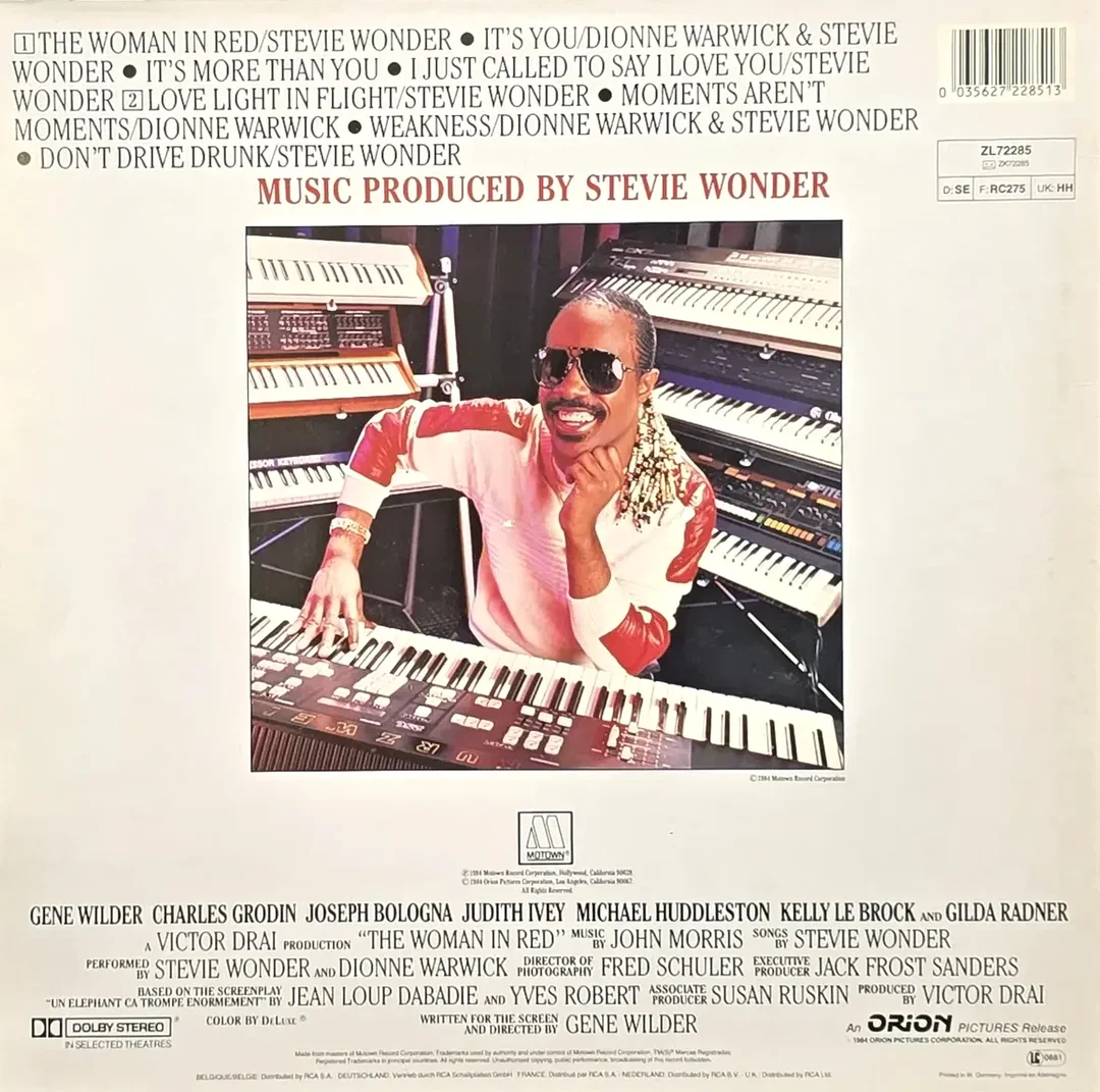 LP Vinyl Stevie & Wonder Dionne Warwick "Die Frau in Rot" – Bild 2