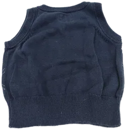 H&M Baby Jungen gestrickter ärmelloser Karo-Pullunder, Größe 62 - Bild 2