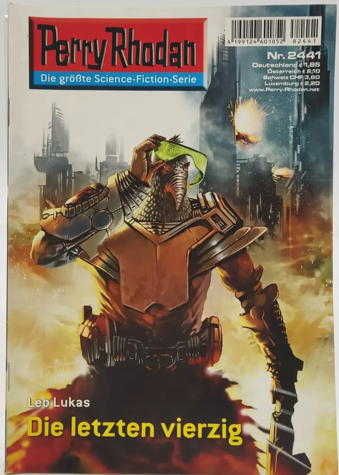 Romanheft Perry Rhodan Die letzten vierzig Erstauflage Nr.2441 - Bild 2