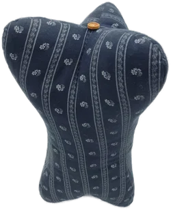 Leseknochen, blau/hellblau gemustert, Größe ca. 40 x 20 cm - Bild 3