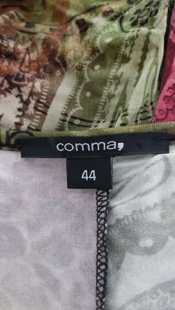 COMMA Damenkleid mehrfarbig gemustert - Gr. 44 - Bild 4