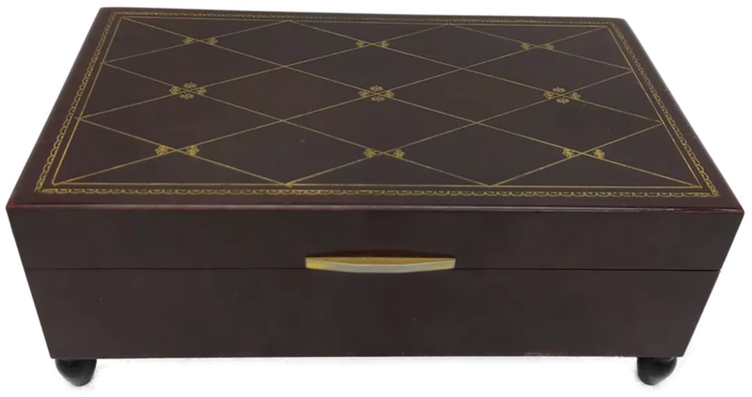 Schmuckkästchen aus Holz mit Spieluhr - Bild 1