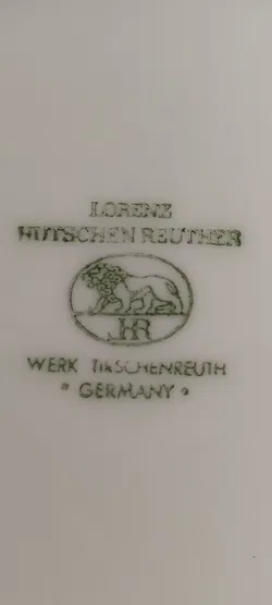 Vintage Vase Hutschenreuther Tirschenreuth | Weiß, Porzellan, | Löwenmarke - Bild 2