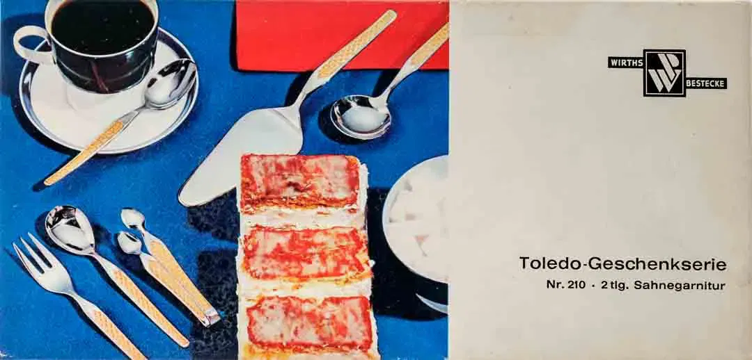 Wirths Bestecke „Toledo“-Geschenkserie Nr. 210 – 2-tlg. Sahnegarnitur - Bild 1