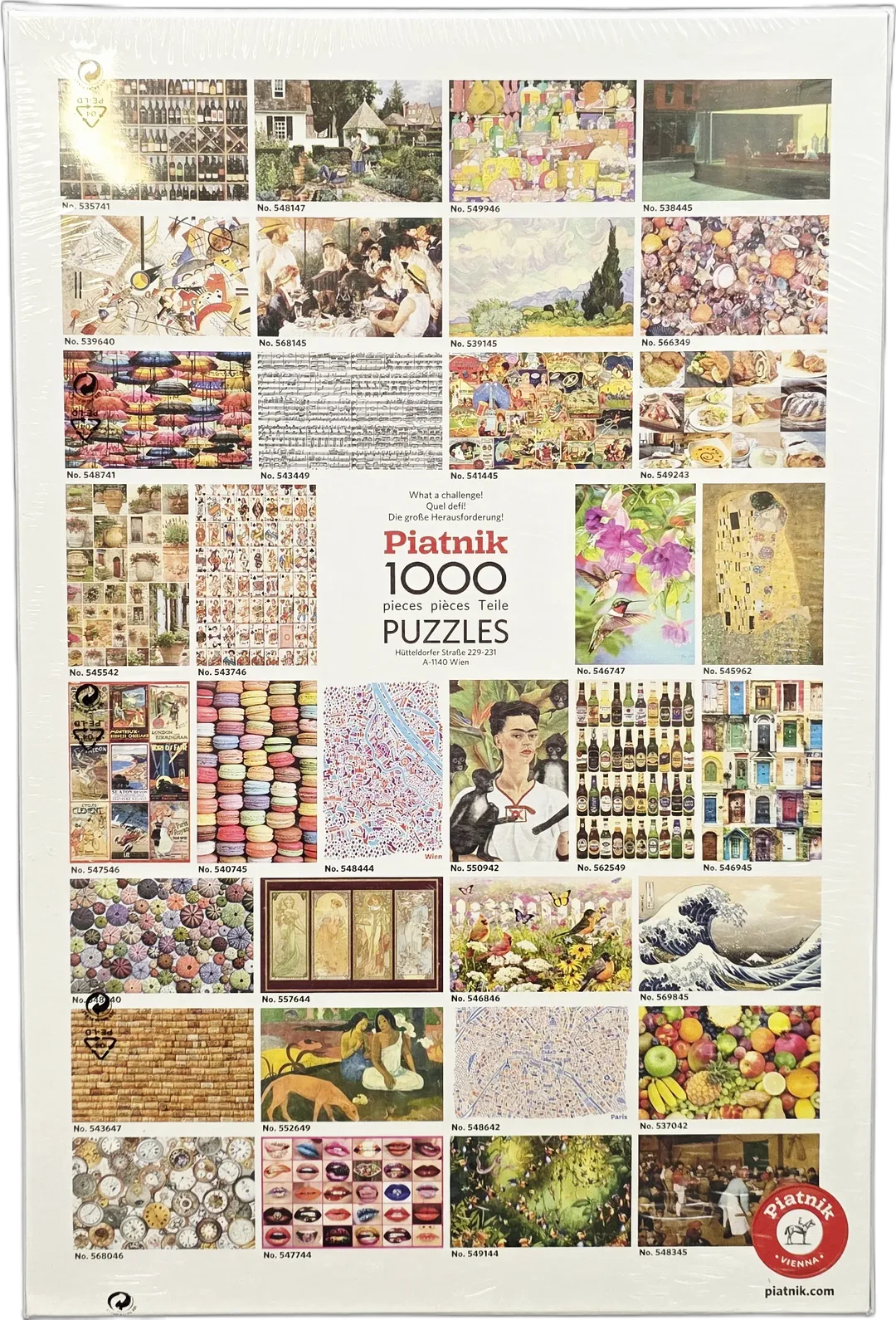 Piatnik 1000-Teile-Puzzle "Der Kuss" von Gustav Klimt (OVP) – Bild 7