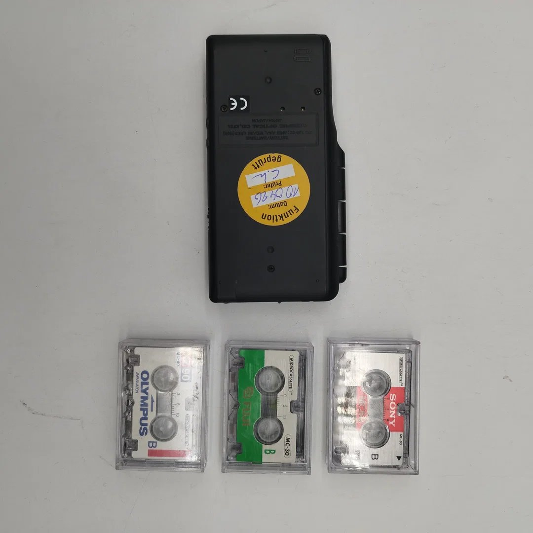 Olympus Pearlcorder L150 Microcassette Recorder – Diktiergerät inkl. 3 Kassetten – Bild 2