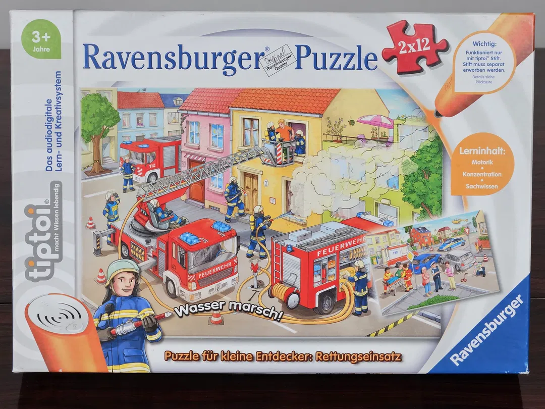 tiptoi® 2x12 Puzzle für kleine Entdecker: Rettungseinsatz - Ravensburger - Bild 4