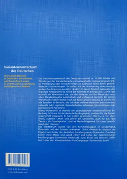 Variantenwörterbuch des Deutschen - Ulrich Ammon - Bild 2