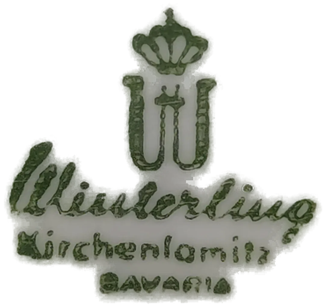 Winterling Kirchenlamitz Bavaria – ovaler Porzellanteller mit Blumenmotiv – Bild 2