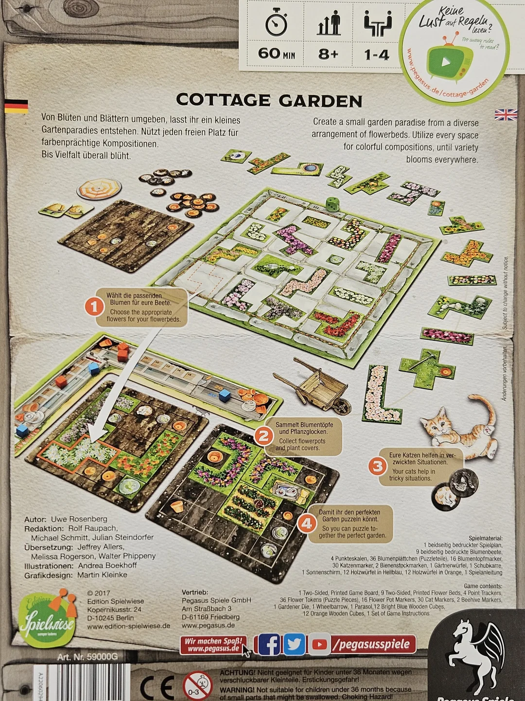 COTTAGE GARDEN - Gesellschaftsspiel - Pegasus Spiele – Bild 4