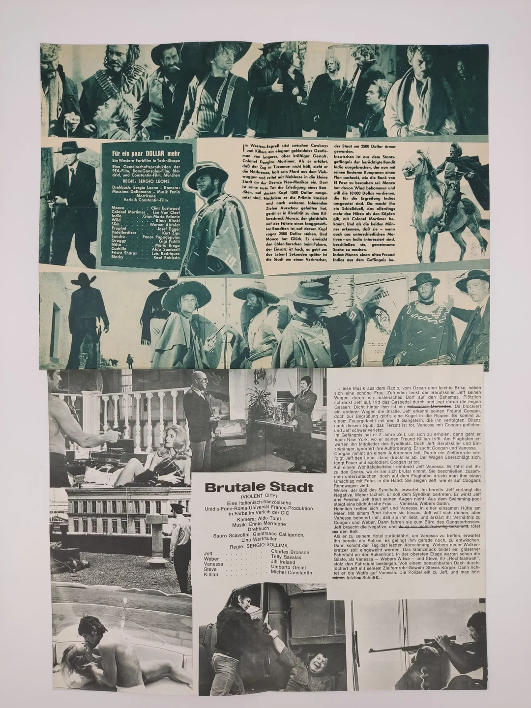 18x Vintage Filmprogramme Western - 1960er – Bild 6