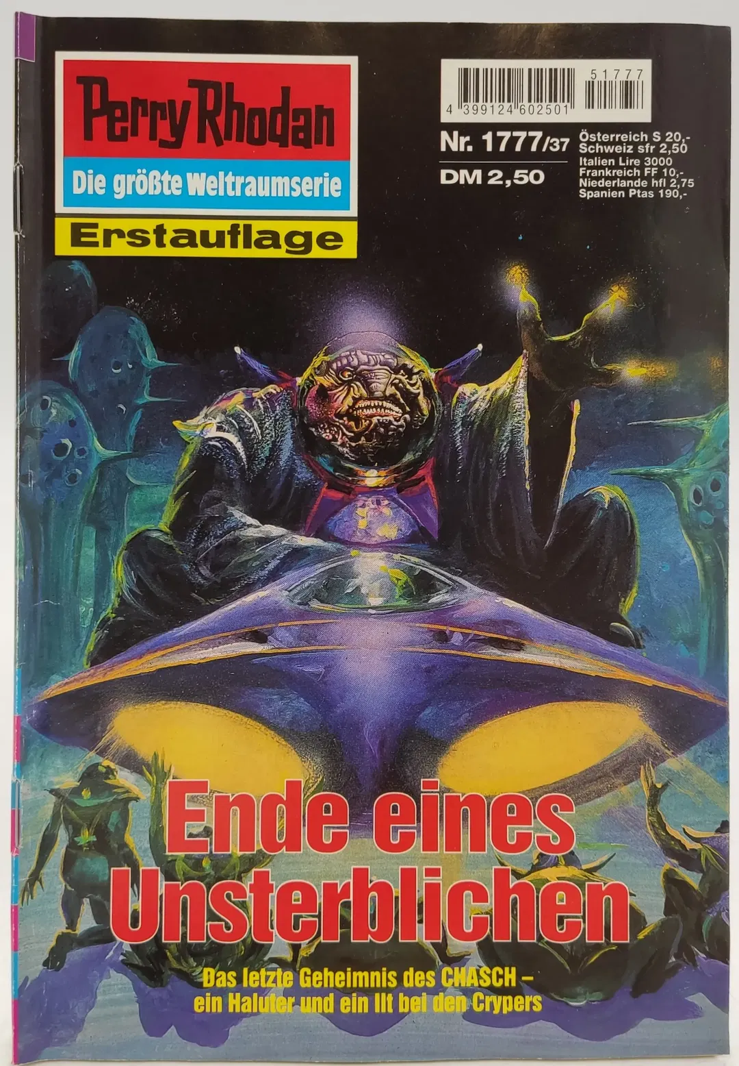 Romanheft Perry Rhodan Ende eines Unsterblichen Erstauflage Nr.1777 - Bild 1