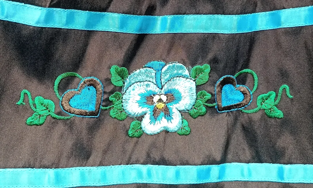 Landhaus by C&A Dirndl braun/blau/weiß Gr. S – Bild 7