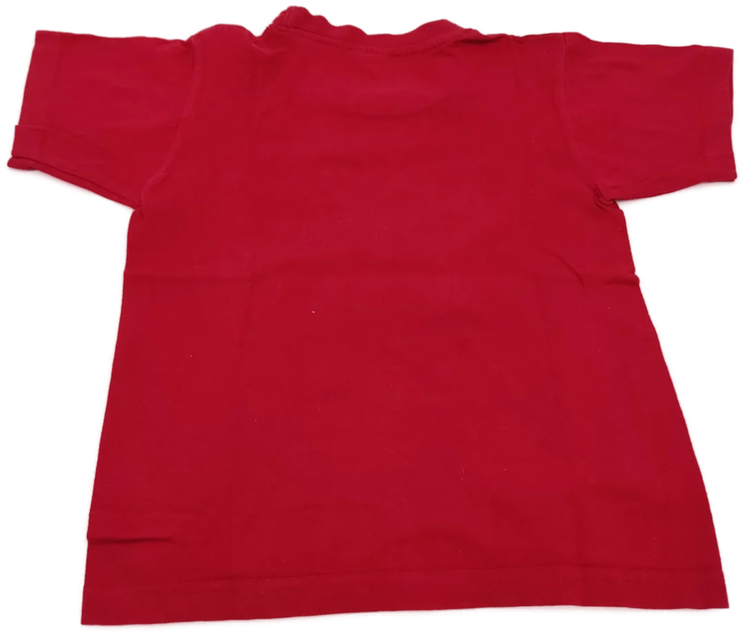 B&C Kinderkurzarm T-Shirt rot - Gr.98-104 – Bild 2