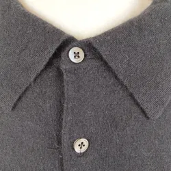 Hemisphere Pullover im Polo-Stil - Gr. 54 / 100% Kaschmir - Bild 4