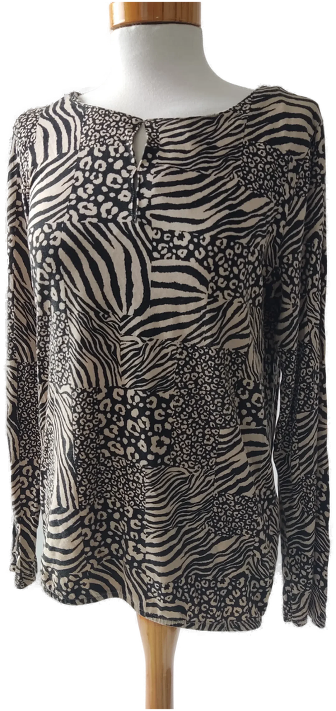 Gina Benotti Damen Langarmshirt Animalprint - Gr. S (36/38) - Bild 4