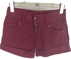 Fishbone Stretch-Shorts in Weinrot, Größe XS - Sommer-Style! - Bild 1