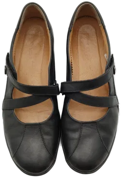 Ballerinas Hartjes Schwarz Leder Gr. 37,5 | Zeitloser Komfort - Bild 2