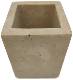 Indonesische Vase beige  Höhe 10,5 cm  - Bild 2